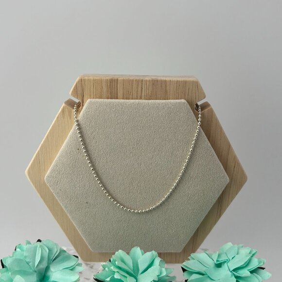 925 Italian Silver Tiny Ball Tennis Bracelet - Picture 1 of 5